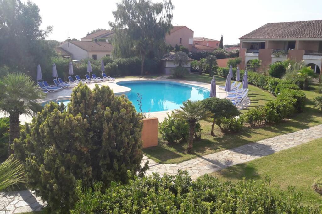 Appartement Les Pieds Dans L'Eau 300 M Plage - 2 Piscines Linguizzetta Exteriör bild